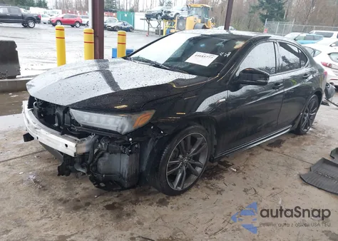 2018 Acura Tlx Tech A-Spec Pkgs from USA, damaged, VIN 19UUB3F60JA005673